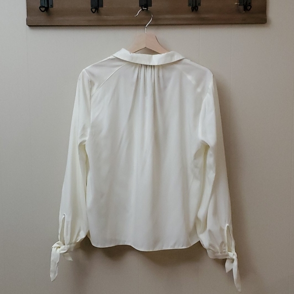 Top Shop Sheer Button Down Size 6 - Picture 2 of 6